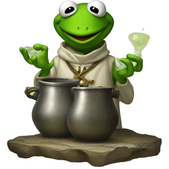 Kermit the Frog Alchemist emoji