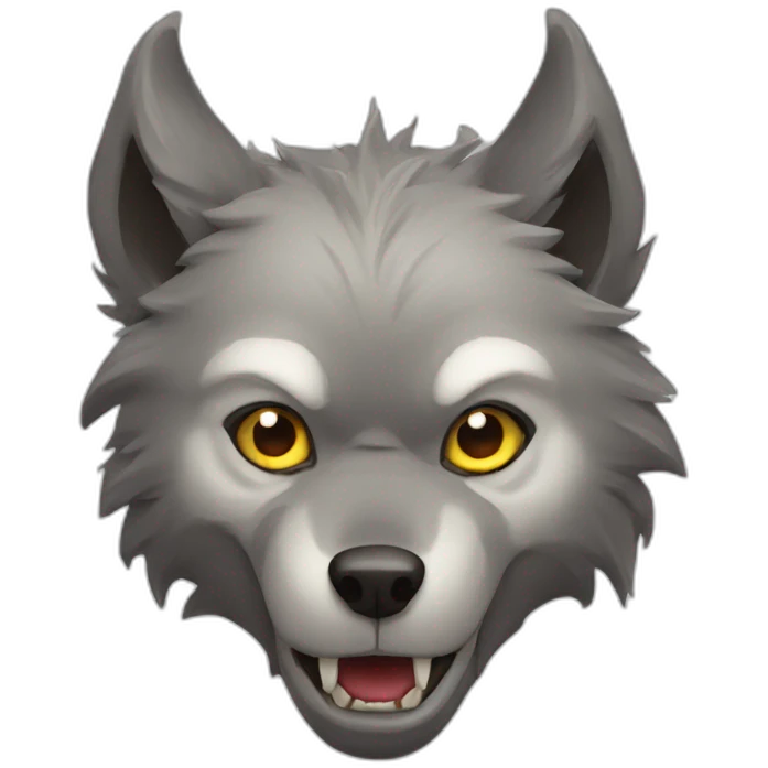 Loup garou emoji