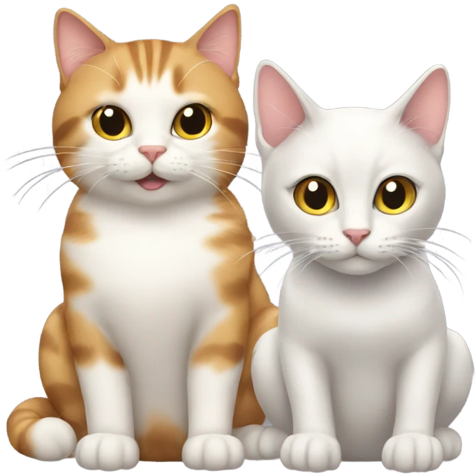 cat with a cat with a cat emoji