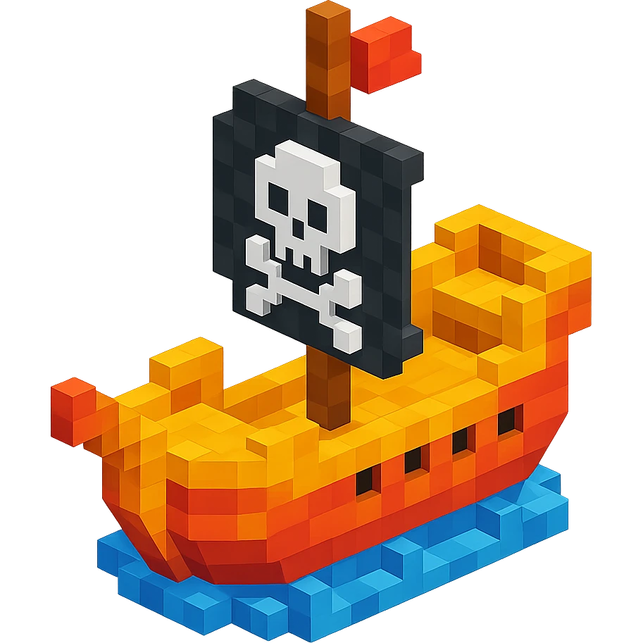 pirate ship emoji