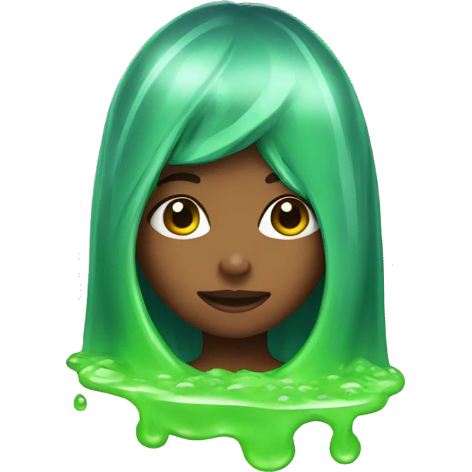 Girl in slime emoji