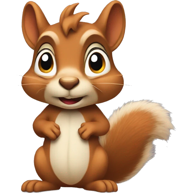 Squirrel shrugging shoulder emoji