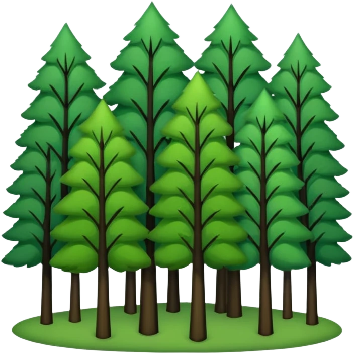 In our hometown, there’s plenty of trees emoji