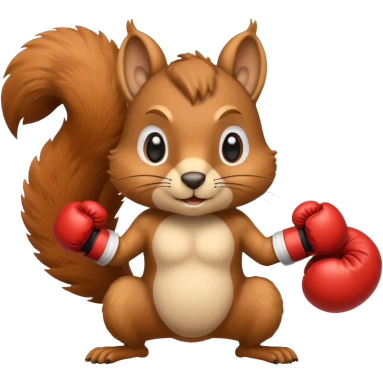 Squirrel Boxing emoji