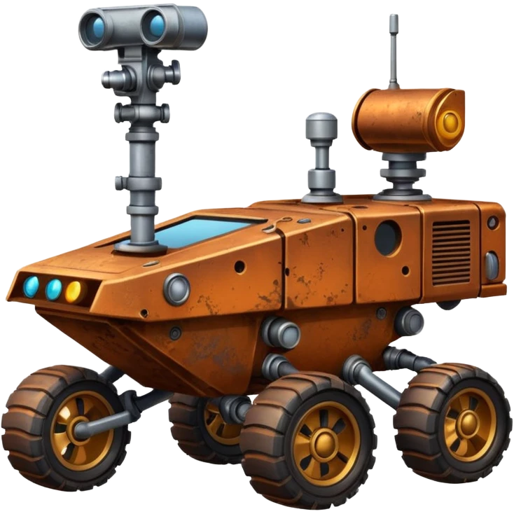 Mars rover emoji