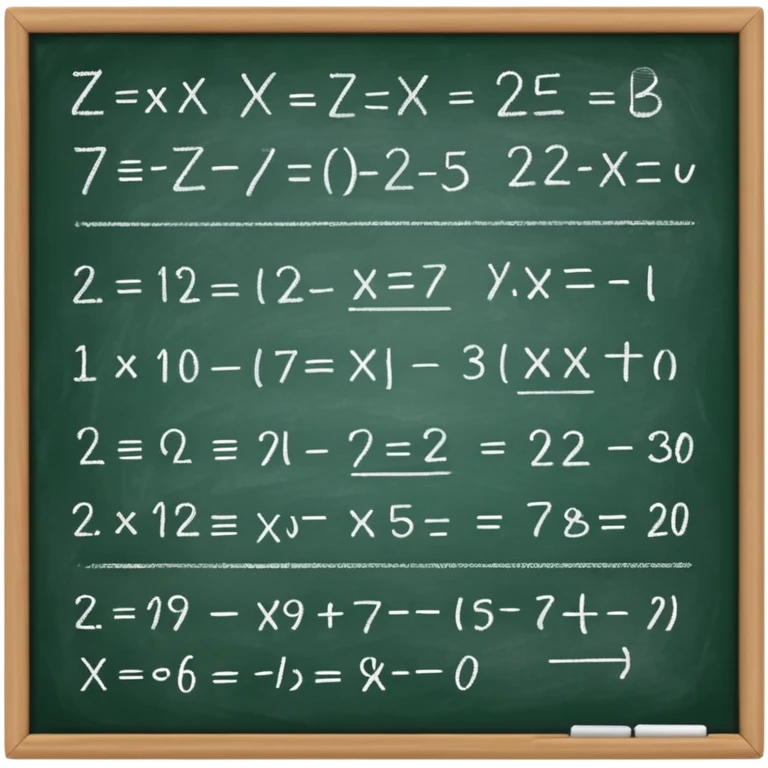 a bunch of mathematical equations emoji