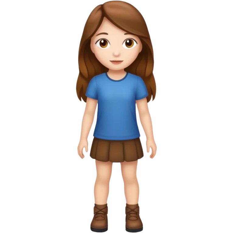 A girl full body. emoji