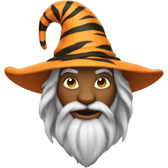 Tiger wizard emoji
