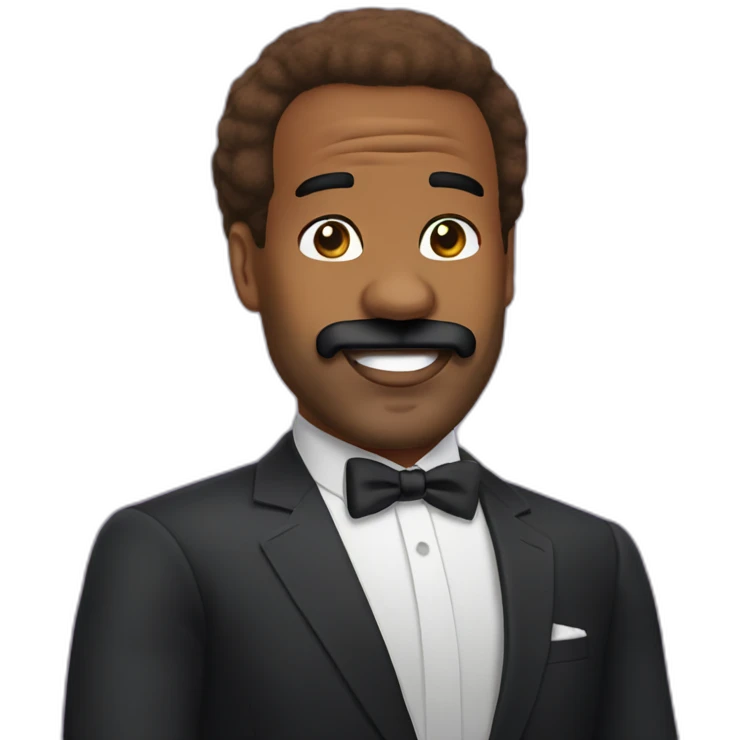 steve harvey with hair emoji