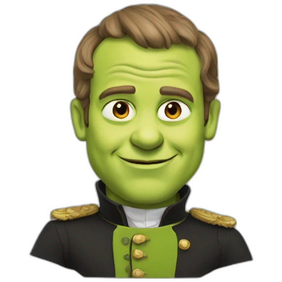 macron-shrek-style emoji