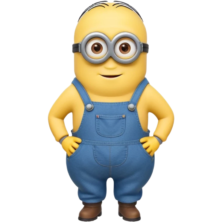 A yellow minion with large round breasts and buttocks  emoji