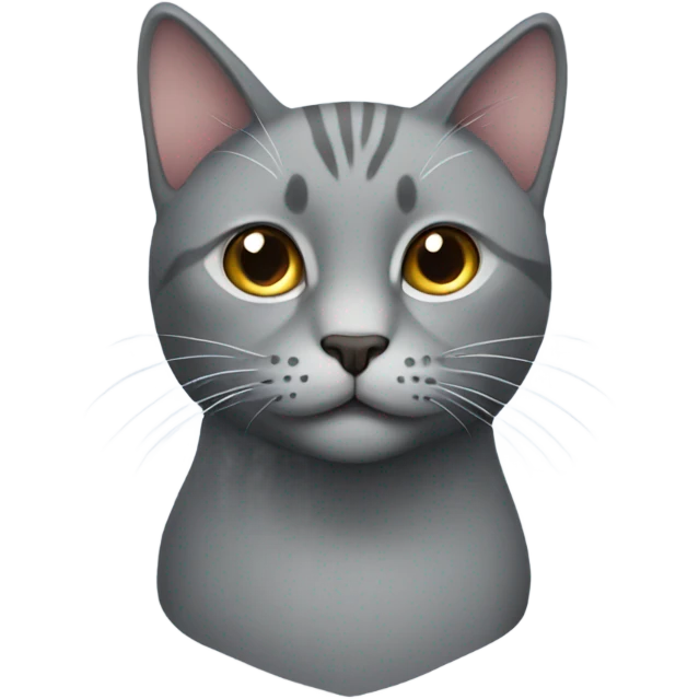 grey cat emoji