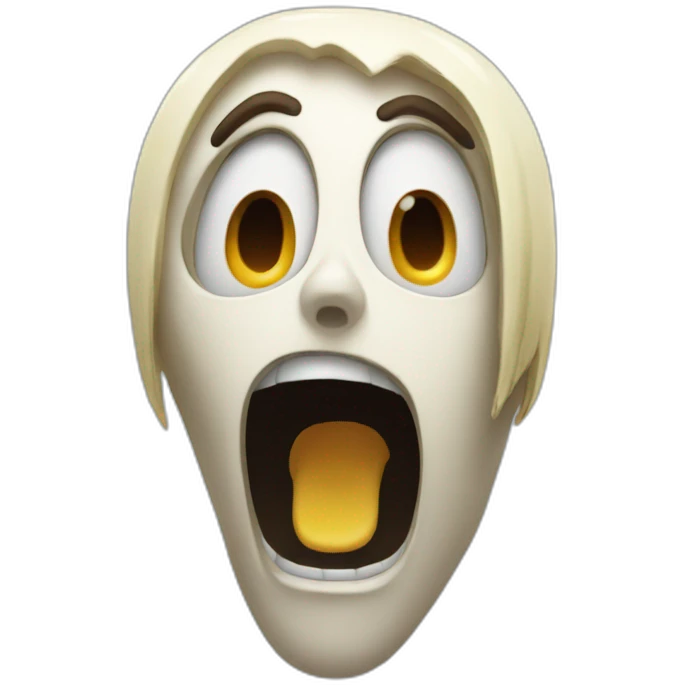 Scream emoji