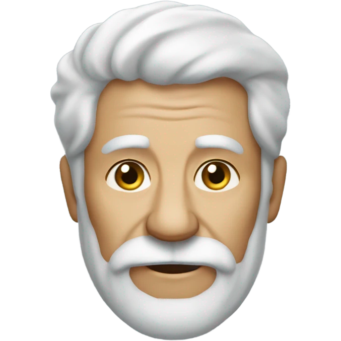 An old man with a huge beard emoji