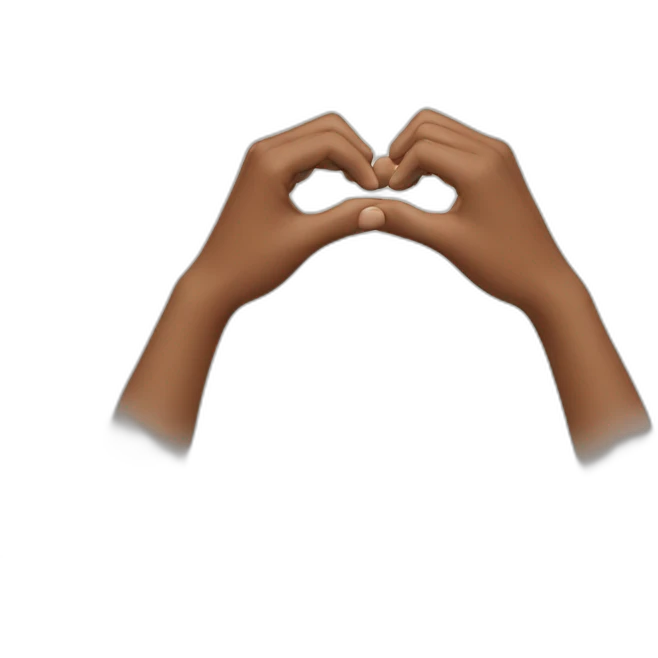 2 hands helping each other emoji