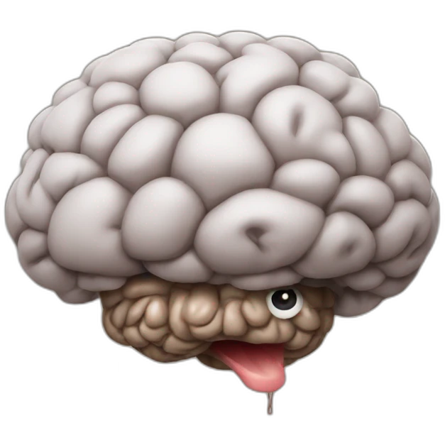 brain poop emoji