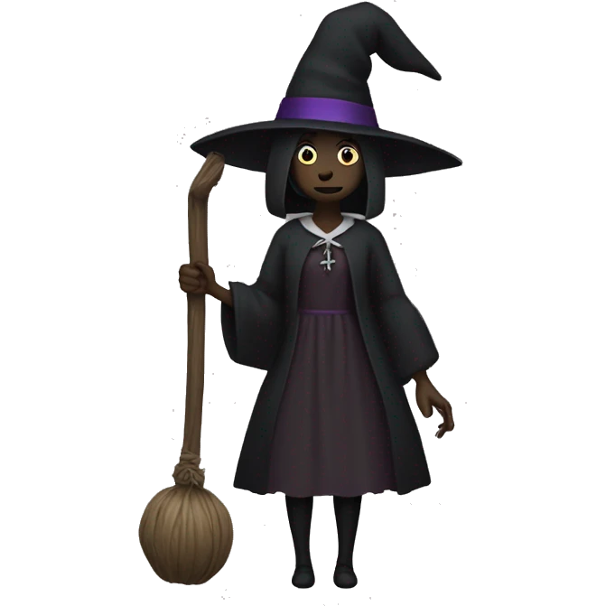 Salem witch with gallows emoji