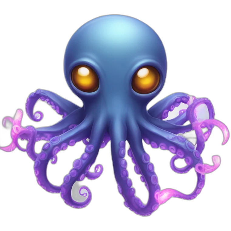 Octopus alien with lasers emoji