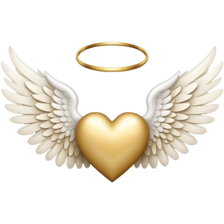 heart with angel wings emoji
