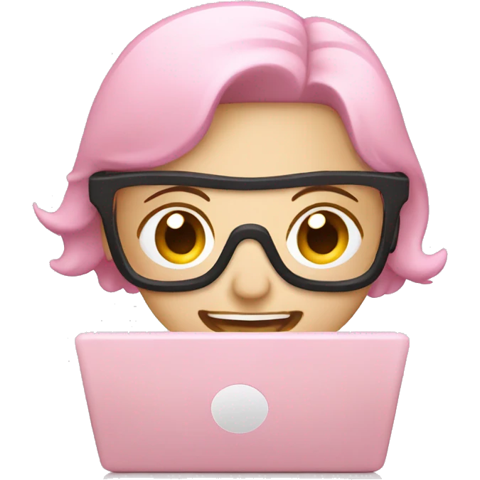Light pink laptop emoji