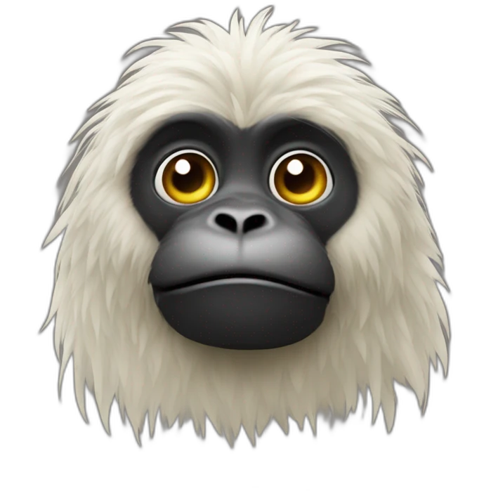 Singe sur perroquet emoji