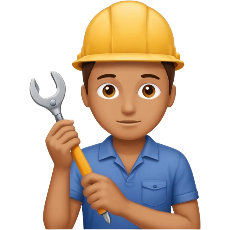 person Repairing a tool emoji