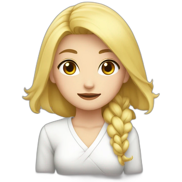 黒髪の白人女 emoji