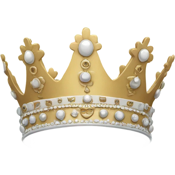 White crown emoji