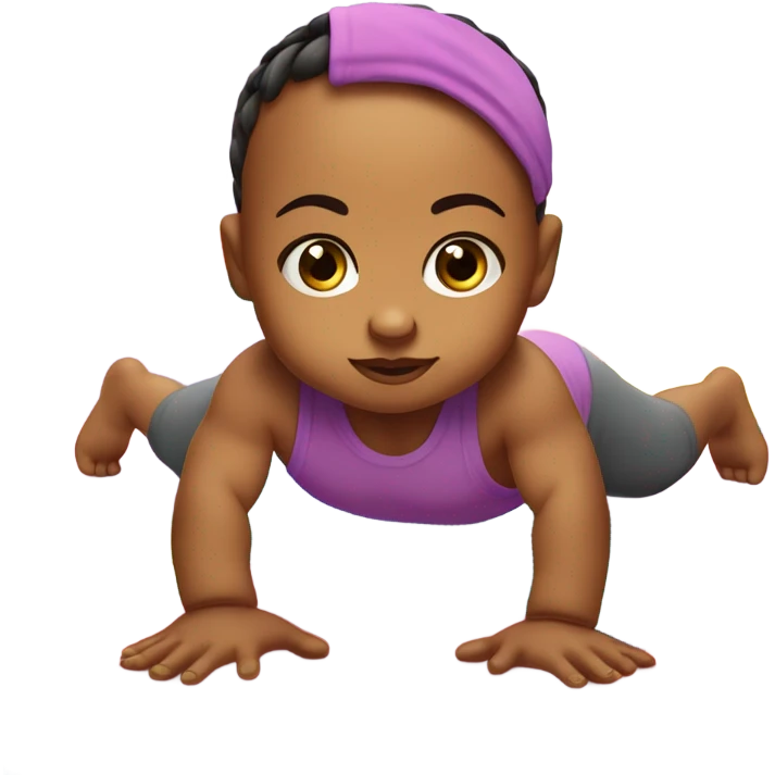 Baby working out  emoji