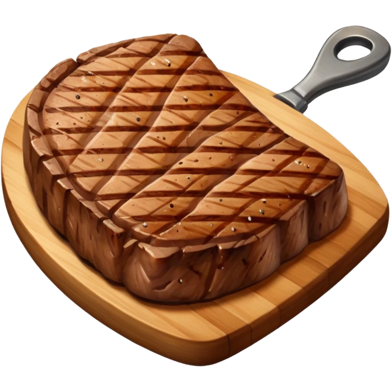 grilled steak emoji