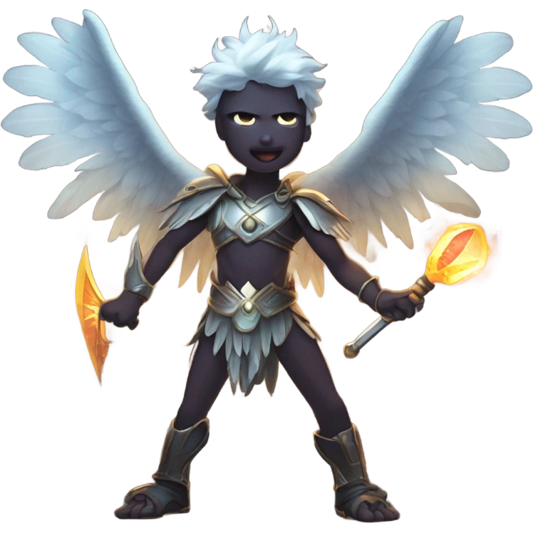 gemini angel vs demon epic battle emoji