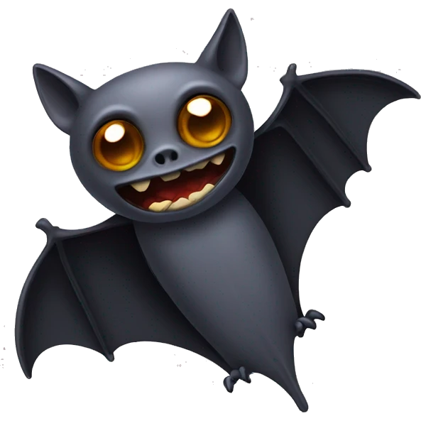 Scary Flying bat emoji