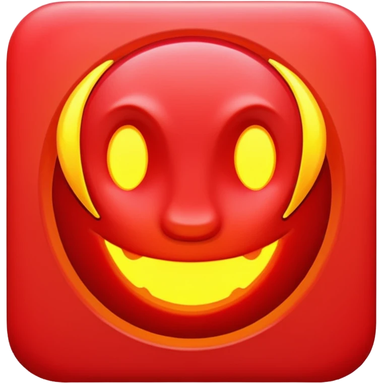 "zlo" text looking very evil emoji