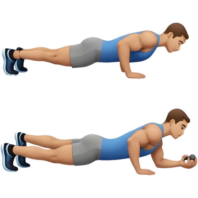 side-view man weighted glute-bridges emoji