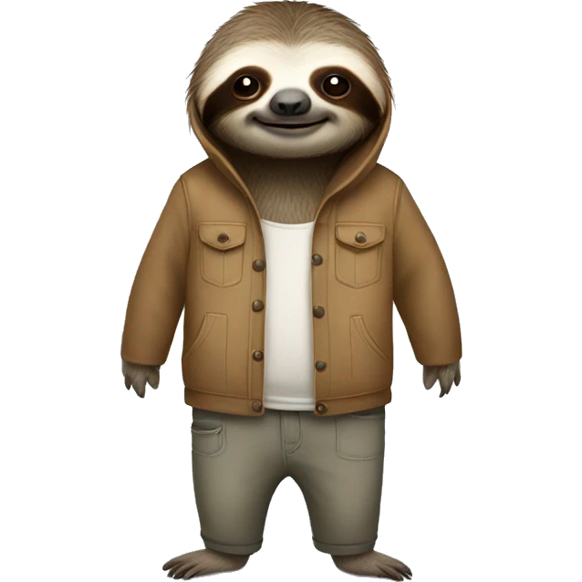 SLOTH with pants emoji