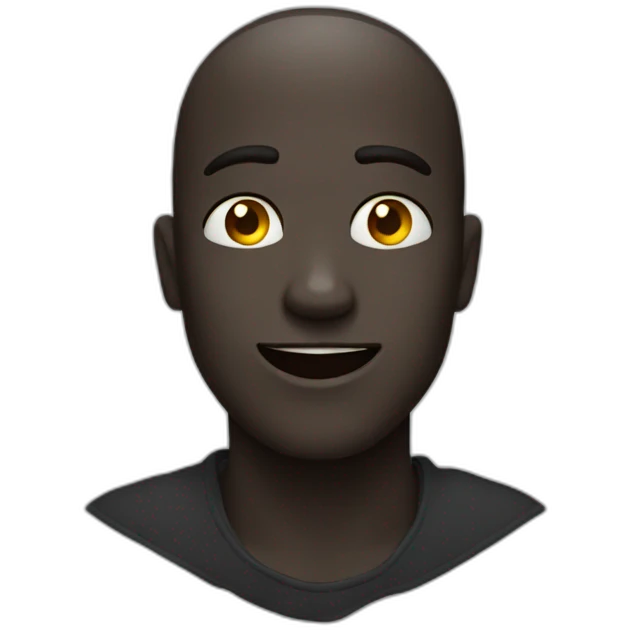 dark smile emoji