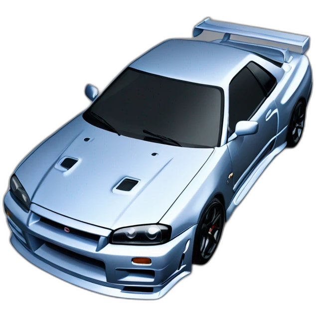 Nissan gtr skyline r34 emoji