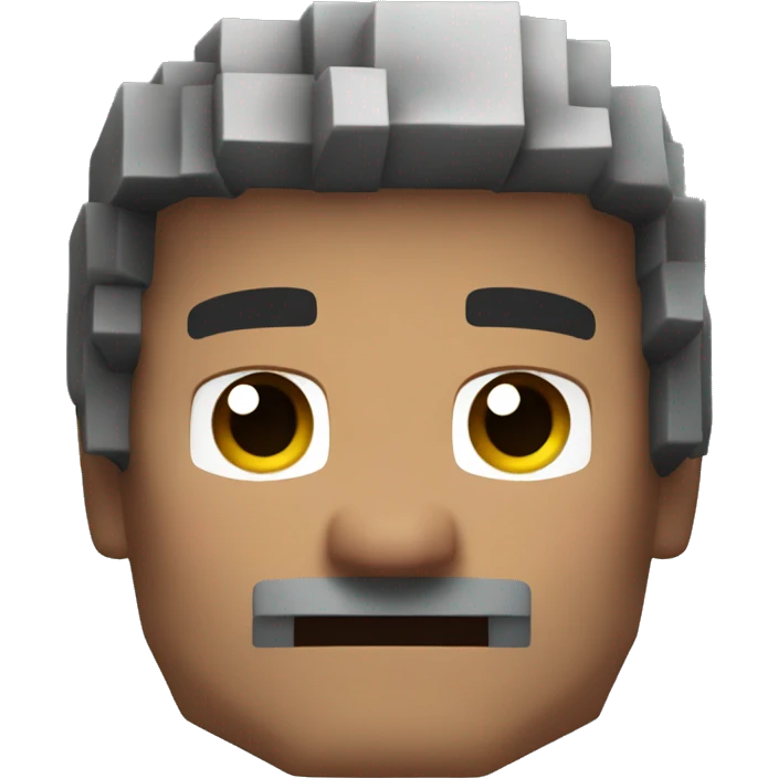 Steve from Minecraft emoji