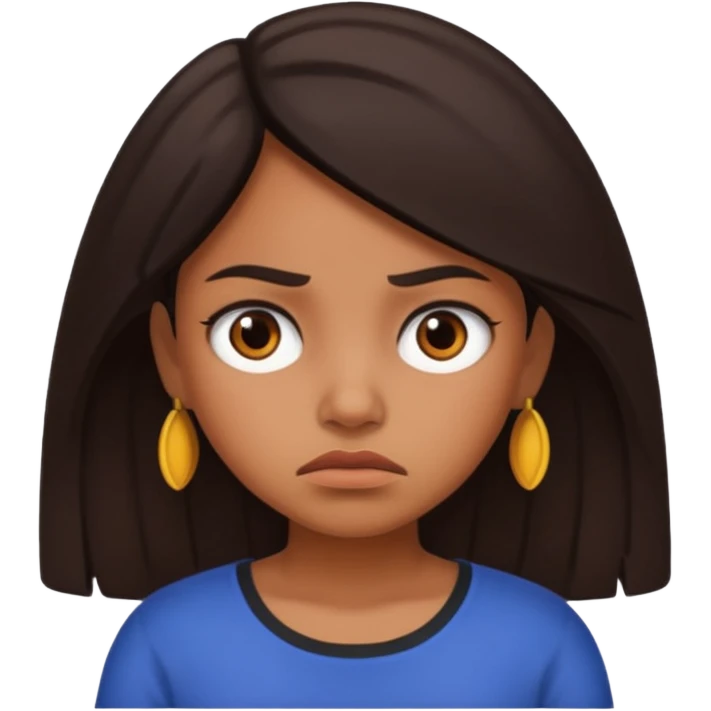 annoyed mexican girl emoji