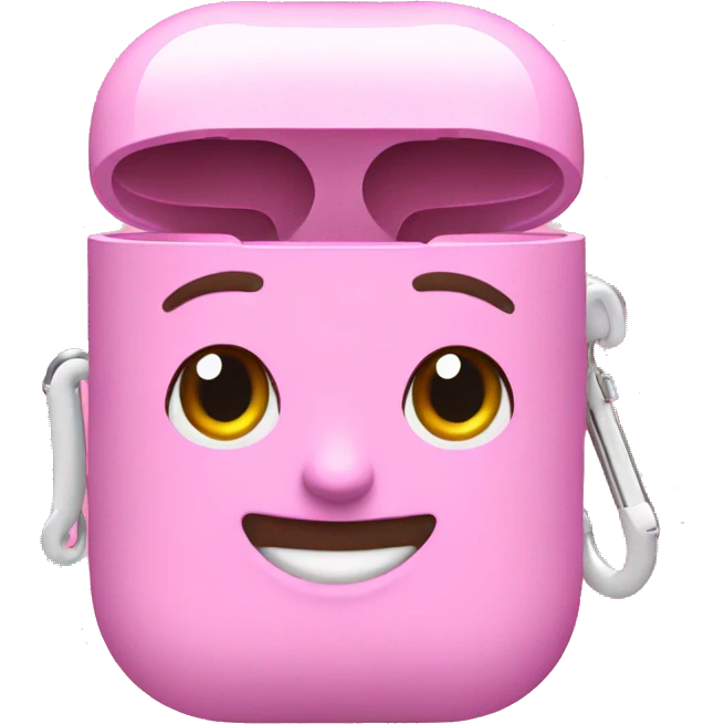 pink airpod case emoji