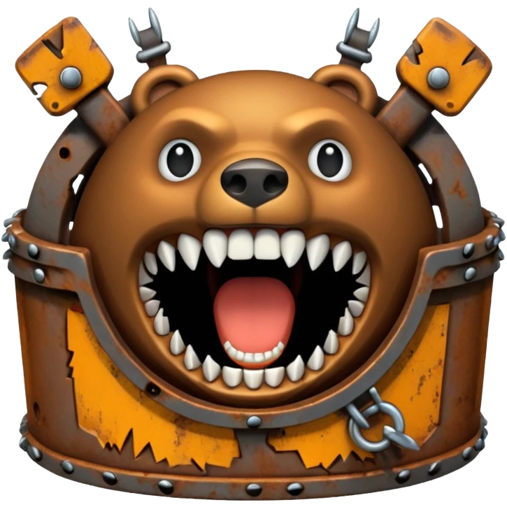 Bear trap emoji