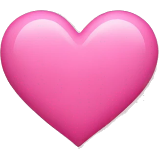 Pink heart emoji