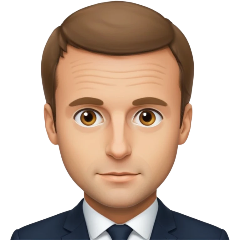 emanuel macron très réaliste  emoji
