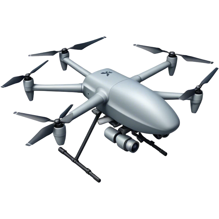Long range military drone emoji