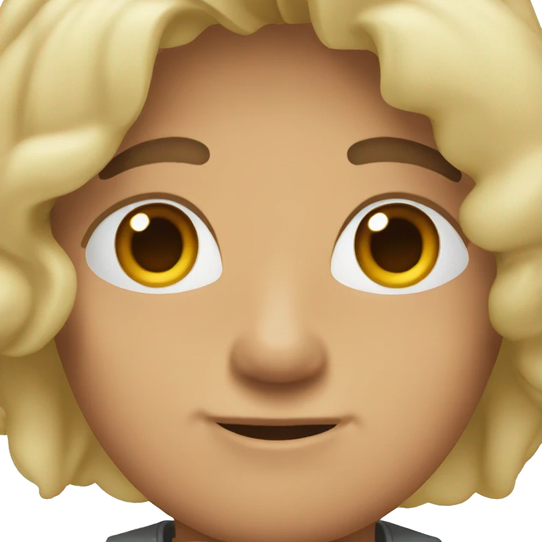 Коричневый пудель emoji