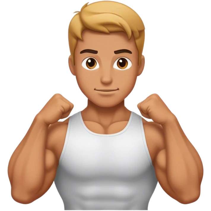 Person flexing emoji
