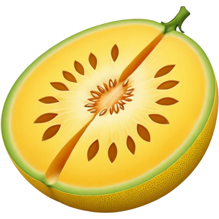 yellow melon emoji