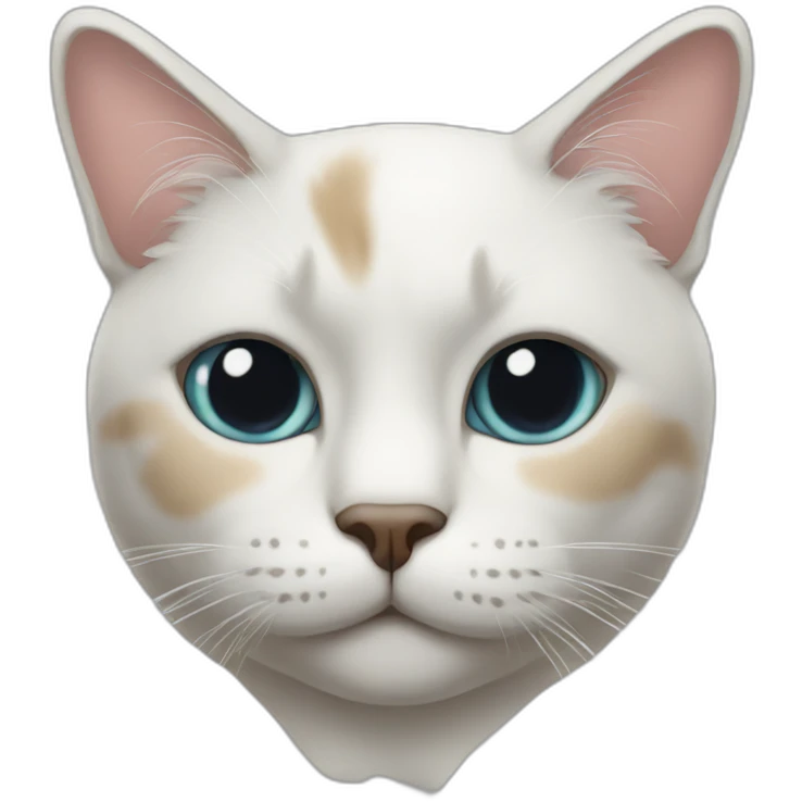 A cat with a blind eye emoji