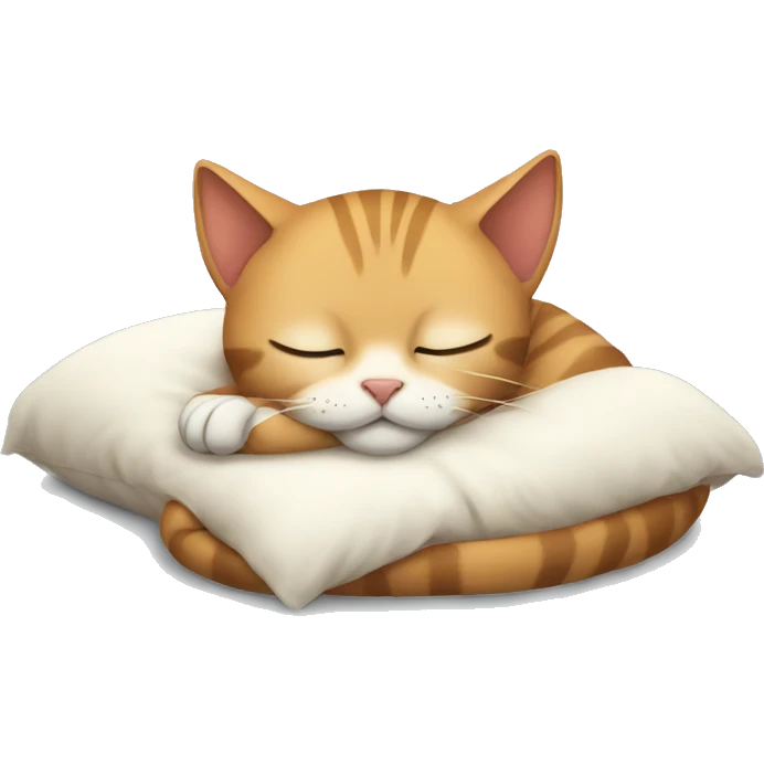 cat sleep emoji
