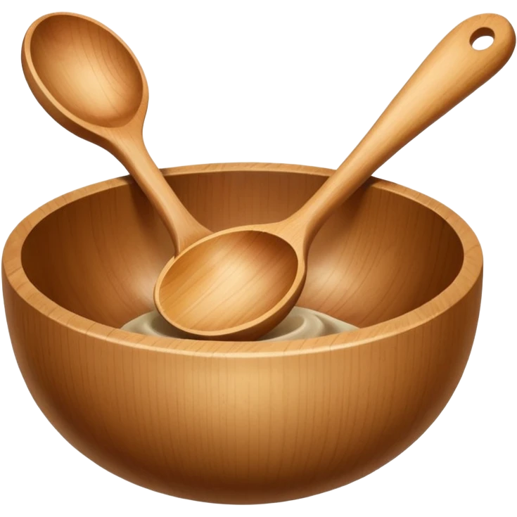 wooden kitchen utensil and item emoji